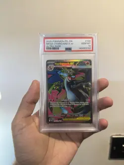 Pokemon TCG 109 Mega Charizard EX Phantasmal Flames PSA 10 Gem Mint - Image 1