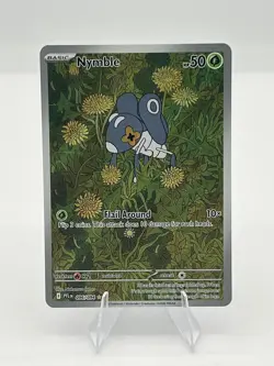 Nymble 096/094 Illustration Rare Phantasmal Flames Pokemon Holo Near Mint - Image 1