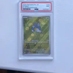 Pokemon TCG Nymble 096/094 Me02 Phantasmal Flames Illustration Rare Holo PSA 9 - Image 1