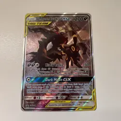 NM Pokemon TCG Sun & Moon Black Star Promo Umbreon & Darkrai GX SM241 Tag Team - Image 1