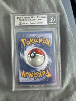 Poliwrath Base Set 2 Holo Beckett 9 Near Mint Pokemon Card - Image 2