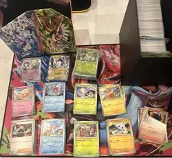Pokemon Scarlet & Violet Base Set Bulk Lot C/U Holo Reverse Holo ex 650+ Cards - Image 1