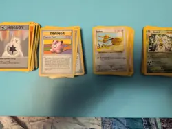 1999 Pokemon Base Set COMPLETE Non Holo Cards #17-102 + other promotional cards. - Image 5