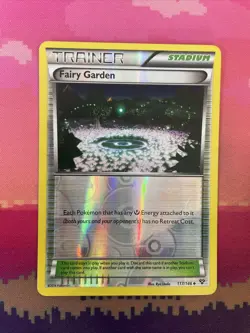 Pokemon Card Fairy Garden XY Base Set Reverse Holo 117/146 Near Mint - Image 1