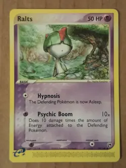 Pokemon Ralts 74/100 Ex Sandstorm E-Series NM See Pictures - Image 1