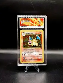 💎 ACE Graded 4 ✨ Holo Charizard 2000 🔥 Base Set 2 4/130 English Pokemon Card - Image 2
