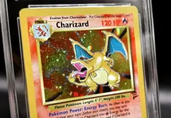 💎 ACE Graded 4 ✨ Holo Charizard 2000 🔥 Base Set 2 4/130 English Pokemon Card - Image 3
