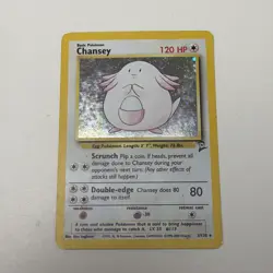 2000 Pokemon Base Set 2 Chansey #3 Holo Rare NM LP Vintage WOTC Wizards - Image 1
