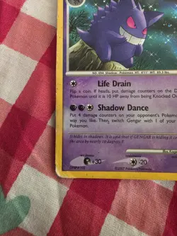 Pokemon Card Gengar 27/130 Diamond & Pearl Base Set Non-Holo Rare - Image 4