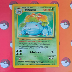 Wizards of the Coast Pokemon TCG Base Set Venusaur 15/102 Holo Rare 1999 EN - Image 1