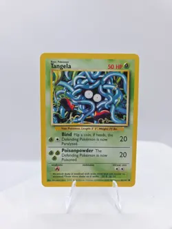 Tangela 66/102 4th Print Base Set 1999-2000 Pokemon Card WOTC - Image 1