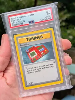 PSA 1 _ Pokedex 87/102 Base Set 1st Edition _ Pokemon Card _ PSA1 - Image 1
