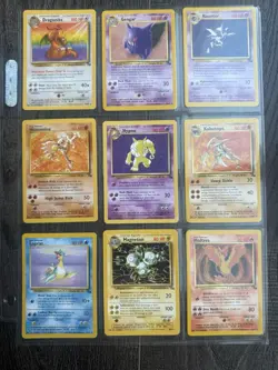 1999 Fossil 60/62 NEAR Complete Master Set Pokemon WOTC Vintage Holos Unlimited - Image 5