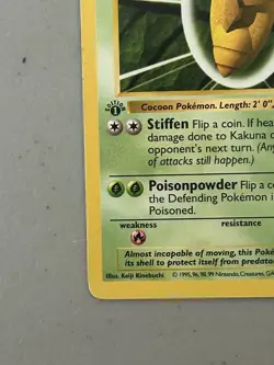 Kakuna 1st EDITION – Pokemon Base set - 33/102 – WOTC Vintage - Uncommon – LP - Image 5