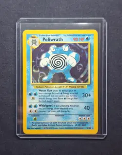 Poliwrath 13/102 Base Set Holo Rare Pokemon Card - Image 1