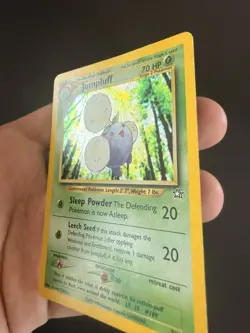 Jumpluff 7/111 Neo Genesis Holo Rare Vintage Pokemon Card WOTC 2000 LP+/NM- - Image 4