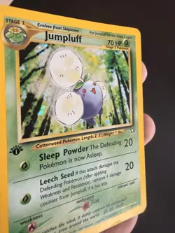 Jumpluff 7/111 Neo Genesis Holo Rare 1st Edition WOTC Vintage Pokemon LP+/NM- - Image 3
