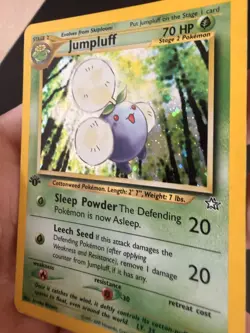 Jumpluff 7/111 Neo Genesis Holo Rare 1st Edition WOTC Vintage Pokemon LP+/NM- - Image 4