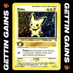 Pichu - 12/111 - Holo Rare - Neo Genesis - Pokemon Card - VLP - Image 1