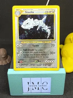 Steelix 15/111 Rare Neo Genesis Pokemon Unlimited Holo Lightly Played - Image 1