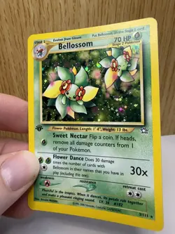 Bellossom - 3/111 - Pokemon Neo Genesis - 1st Edition Holo Rare Card WOTC - LP - Image 3