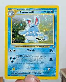 Pokemon TCG: Rare Vintage Azumaril Holo Card (Neo Genesis - 2/111) - Image 1