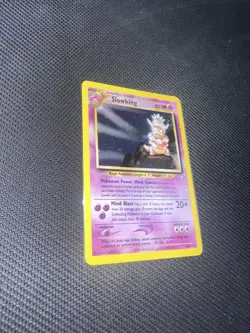 Pokemon TCG Slowking 14/111 Neo Genesis Holo Rare Unlimited DOUBLE 🌀🌀 SWIRL NM - Image 3