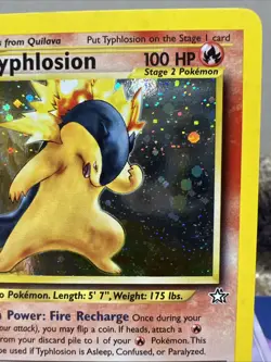 Pokemon Typhlosion Neo Genesis Holo Rare 17/111 WOTC 2000 - Image 5