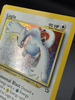 Pokemon Lugia 9/111 Holo Neo Genesis Unlimited WOTC Rare LP-/MP - Image 2