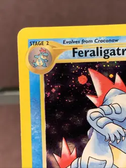 Pokemon TCG Feraligatr 4/111 Neo Genesis Holo Rare VTG WOTC 2000 LP - Image 2