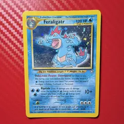 Pokemon Feraligatr Neo Genesis Holo Rare Unlimited 5/111 2000 120 HP English - Image 1