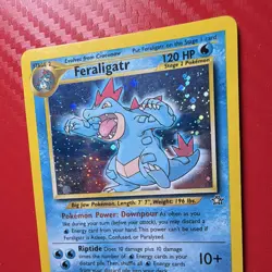 Pokemon Feraligatr Neo Genesis Holo Rare Unlimited 5/111 2000 120 HP English - Image 2