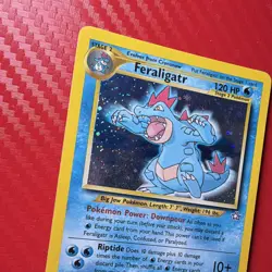 Pokemon Feraligatr Neo Genesis Holo Rare Unlimited 5/111 2000 120 HP English - Image 3