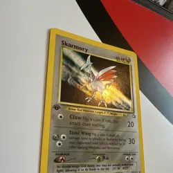 Pokemon TCG Neo Genesis Skarmory 13/111 Holo Rare 1st Edition English 2000 - Image 3