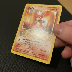 Pokemon Card Neo Genesis Magby 23/111 Rare Non Holo WOTC - Image 3