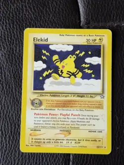 2000 Pokemon Neo Genesis Elekid 22/111 Rare Non-Holo WOTC - LP/NM - Image 1