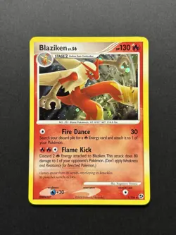 Pokemon TCG Blaziken 1/106 Great Encounters Holo Rare HP130 English - Image 2