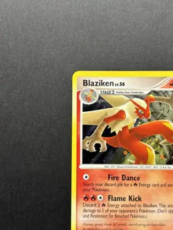 Pokemon TCG Blaziken 1/106 Great Encounters Holo Rare HP130 English - Image 3