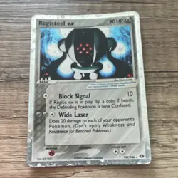 The Pokemon Company Registeel ex 100/106 EX Emerald Holo Ultra Rare 90HP ENG - Image 1