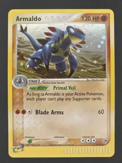 Armaldo 1/100 – EX Sandstorm Holo Rare – NM Pokemon TCG - Image 1