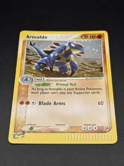Armaldo 1/100 – EX Sandstorm Holo Rare – NM Pokemon TCG - Image 3