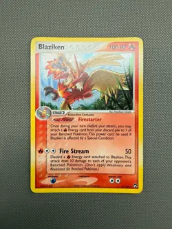 Blaziken Holo Rare 5/108 ex Power Keepers Pokemon Card - Image 1