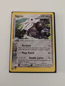 Aggron 1/109 Rare Holo - EX Ruby Sapphire Pokemon Card TCG - NM - Image 1