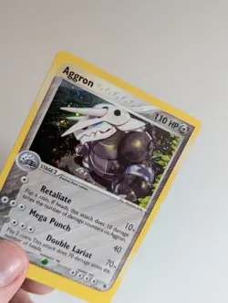 Aggron 1/109 Rare Holo - EX Ruby Sapphire Pokemon Card TCG - NM - Image 3
