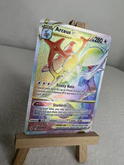 Pokemon TCG Arceus Vstar Sword & Shield Brilliant Stars 176/172 Holo Secret NM - Image 2