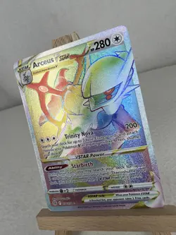Pokemon TCG Arceus Vstar Sword & Shield Brilliant Stars 176/172 Holo Secret NM - Image 3
