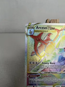Pokemon TCG Arceus Vstar Sword & Shield Brilliant Stars 176/172 Holo Secret NM - Image 4