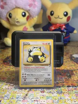 Snorlax 30/130 Base Set 2 Non-Holo Rare Vintage Pokemon Card WOTC NM - Image 1
