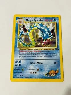 Misty's Gyarados - 13/132 - Pokemon Gym Challenge Unlimited Holo Rare Card NM - Image 1
