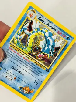 Misty's Gyarados - 13/132 - Pokemon Gym Challenge Unlimited Holo Rare Card NM - Image 2